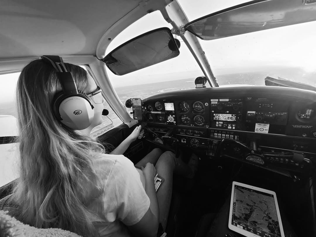 View from the cockpit